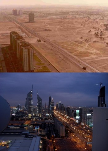 Dubai, 1990 vs 2007
