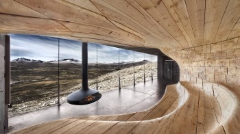 Hikers' resting hut in Iceland