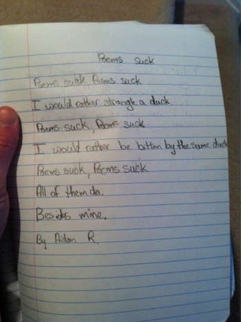 10 Year Old's Poem