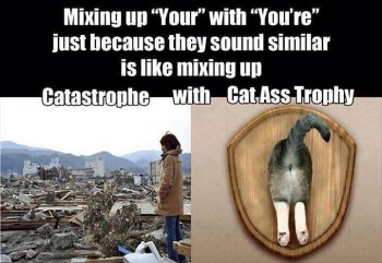 Mixing Up "Your" with You're"