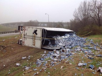 Beer Truck Crash