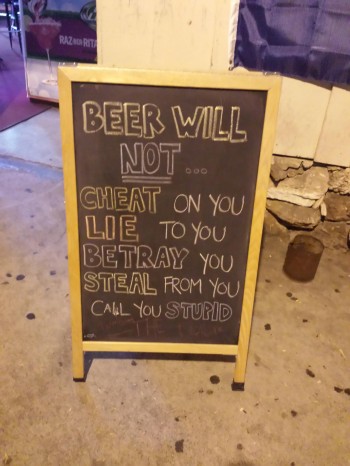 Beer Will Not...