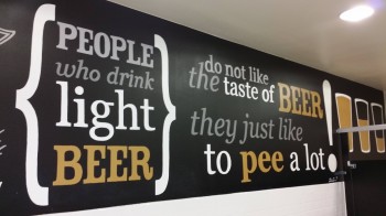 People who drink light beer