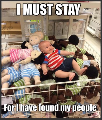 I must stay!