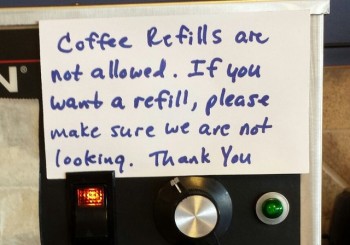 Seen at the local bagel shop