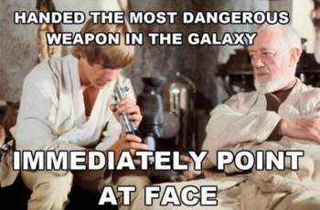 Luke was not the brightest Jedi