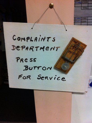 Complaints Department