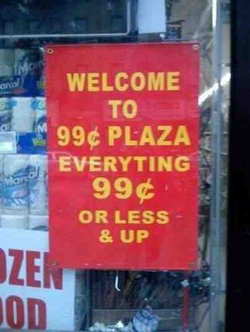 Or less and up....
