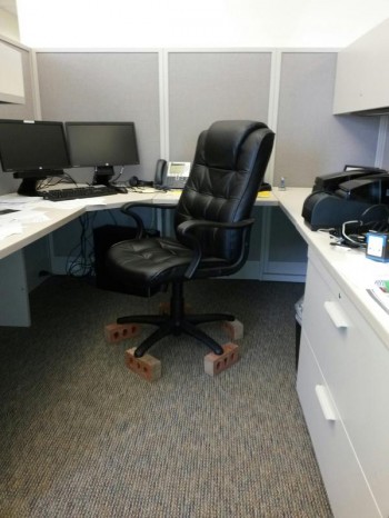When my co-worker is away