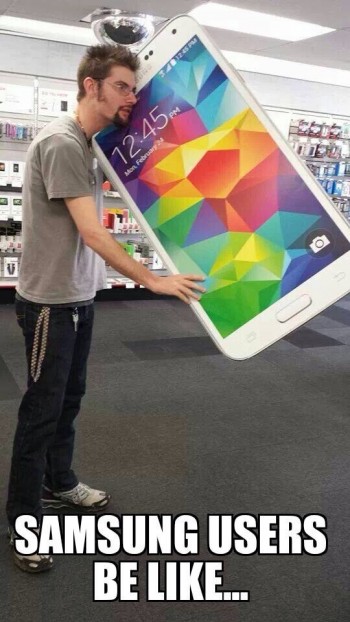 Samsung users be like...