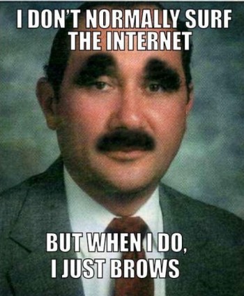 I don't normally surf the internet