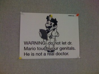 It's a me, Dr. Mario!
