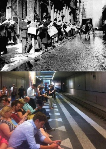 Then and now