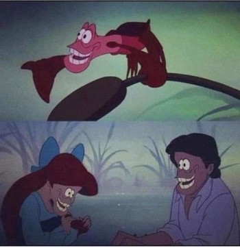 Little Mermaid face swap