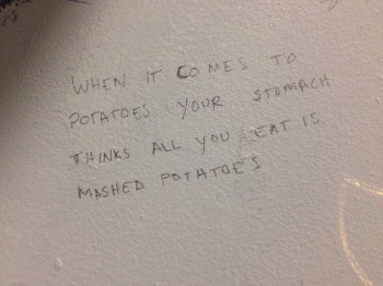 Insightful bathroom stall