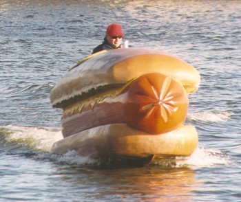 Just taking my hotdog out for a spin