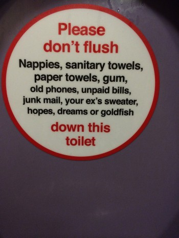 Toilet on the Train