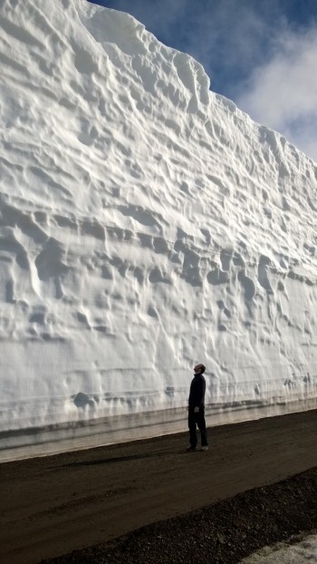 It took a few days to clear the road