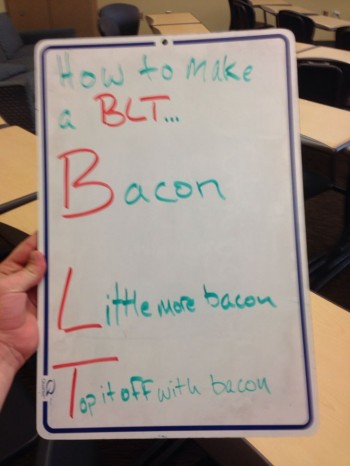How to make a BLT