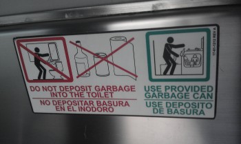 Helpful tip when throwing away babies