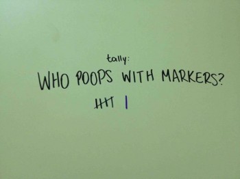 Good thing I had my marker on me