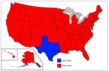 How Texans see America