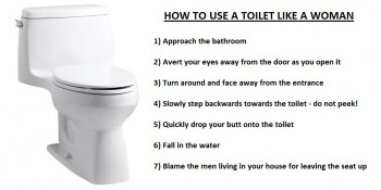 How To Use A Toilet Like A Woman