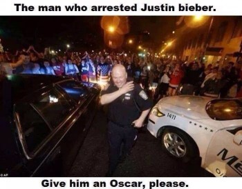 This is the dude that arrested Justin Bieber