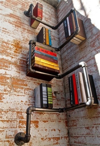 Pipe Bookshelf