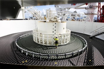 A cable laying vessel