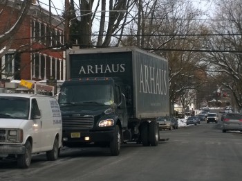 In the middle of our street...