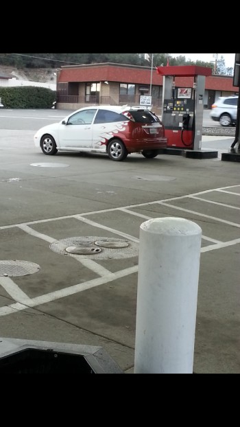 Must go pretty fast in reverse