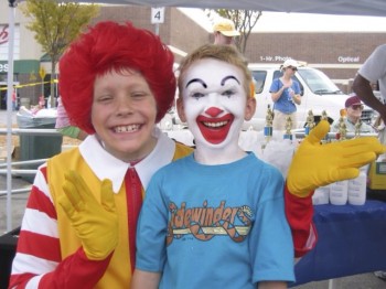 Scary face swap