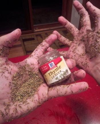 I've got way too much thyme on my hands