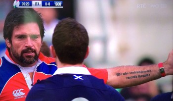 International Rugby Referee Tattoo