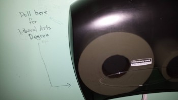Bathroom graffiti