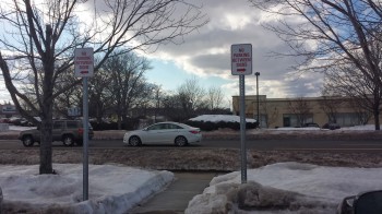 No Parking Between Signs