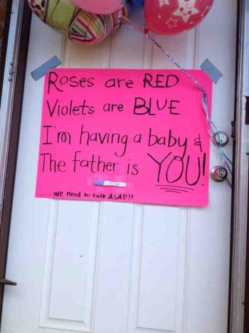 That's one way to tell him...