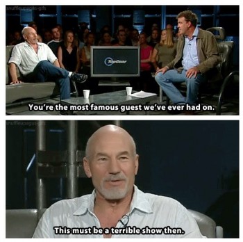 Patrick Stewart on Top Gear
