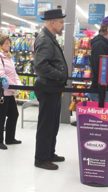 Heisenberg at a Walmart Pharmacy