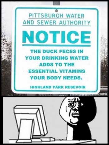 I wasn't thirsty anyway