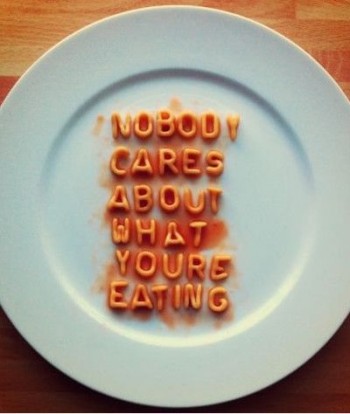 Taking pictures of food