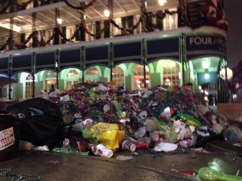 Mardi Gras Trash