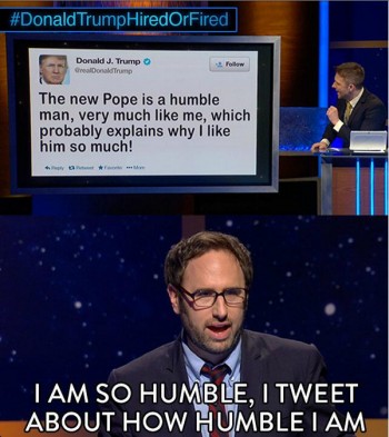 Donald Trump Is Humble