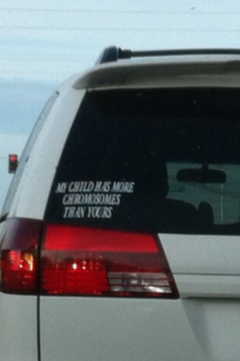 A proud parent