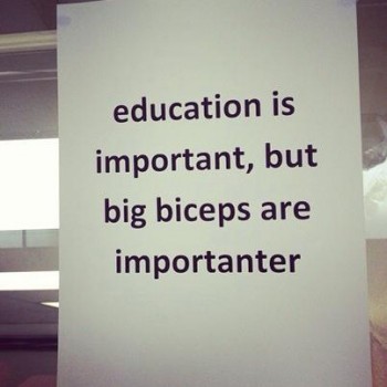 Seen at the gym