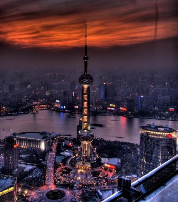Shanghai At Twilight