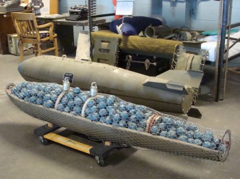 Inside of a bomb