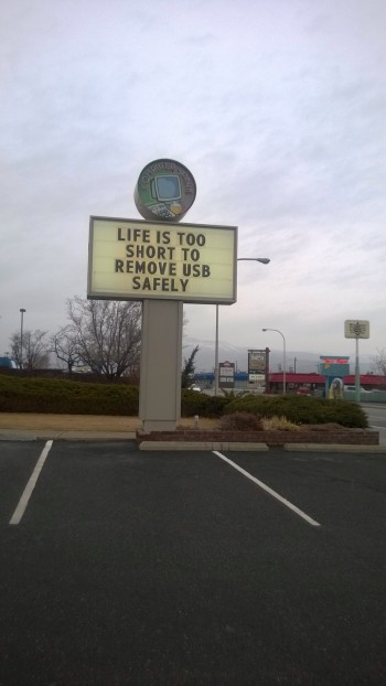 Live dangerously