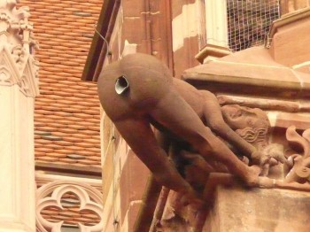Pooping Gargoyle